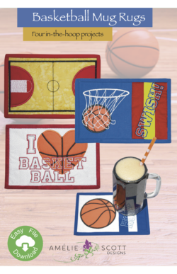Basketball Mug Rugs - download
