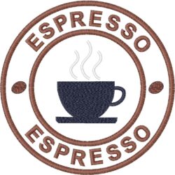 Espresso Embroidery (Small)