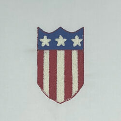 Patriotic Shield Embroidery