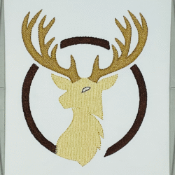 Stag Embroidery